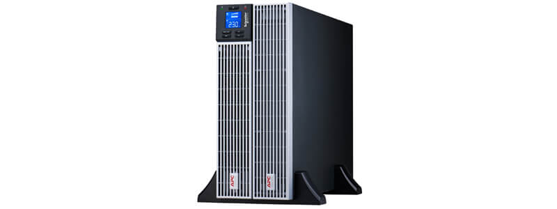 APC Easy UPS On-Line, 3kVA, Lithium-ion, Rack/Tower 4U, 230V, 6 IEC C13 + 1 IEC C19 outlets, Intelligent Card Slot, Extended runtime, W/ rail kit SRVL3KRILRK